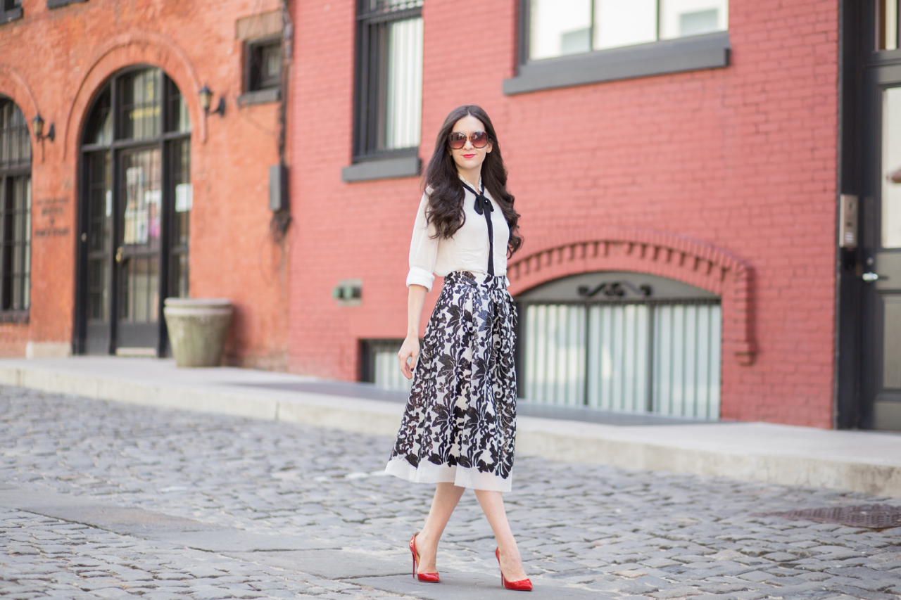Sequin Mesh Midi Dress